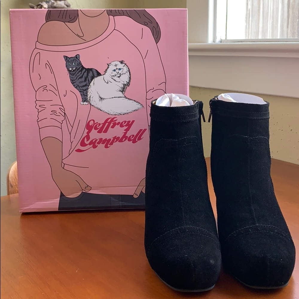 Jeffrey Campbell Galley Hidden Wedge Boots Size 9